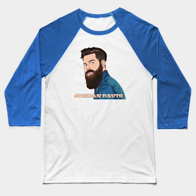 Jordan Davis Baseball T-Shirt by My Quotes